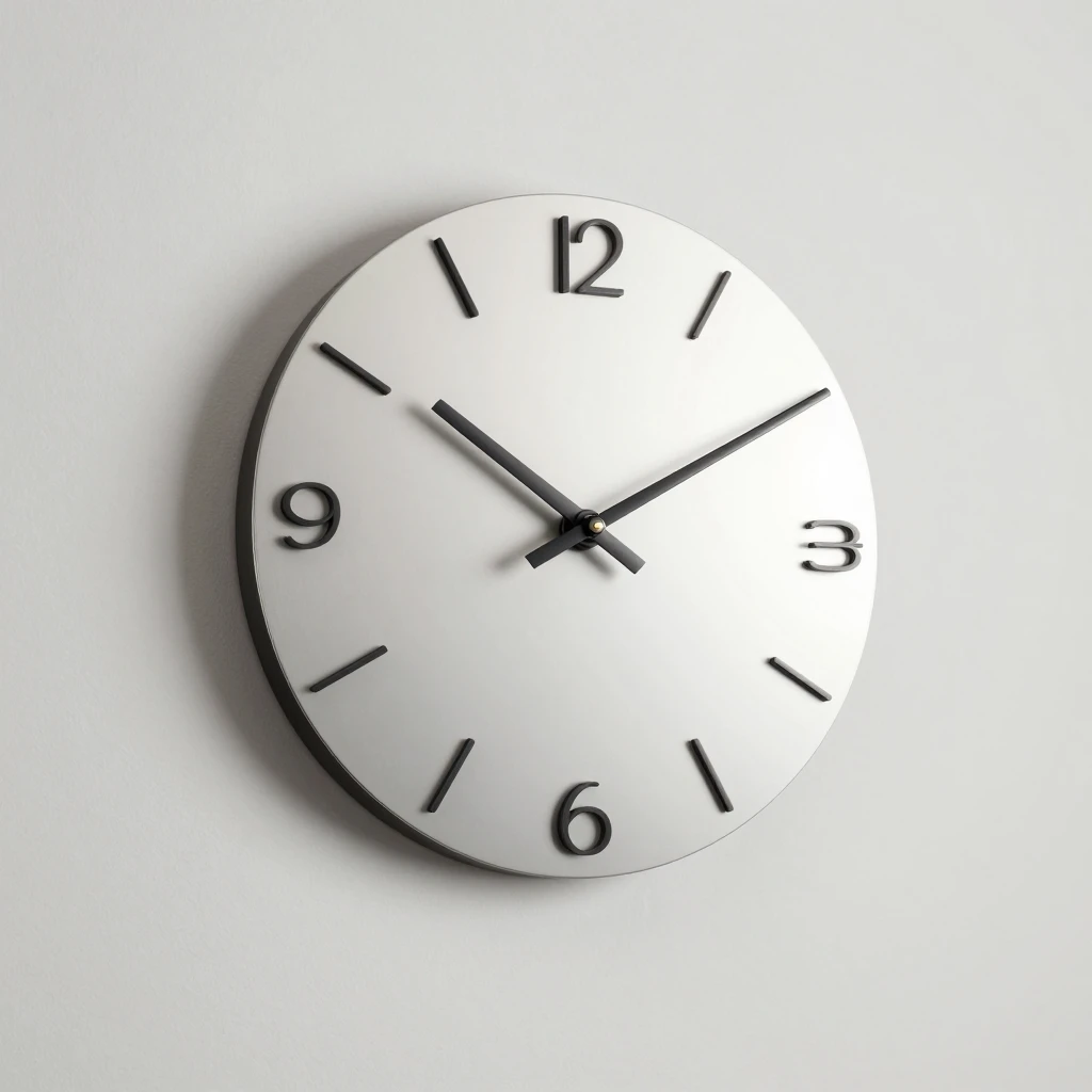 Axis geometric wall clock new arrival